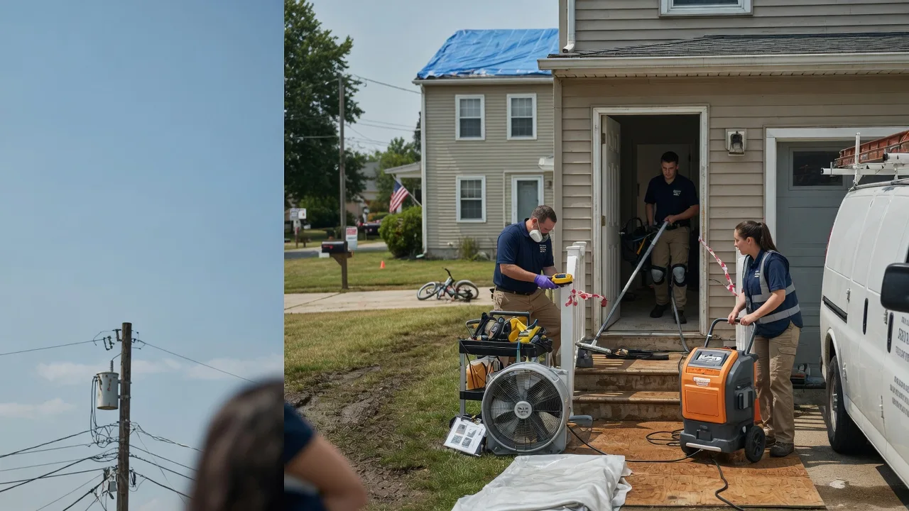 Water Damage Repair in Bridgeville, PA near me